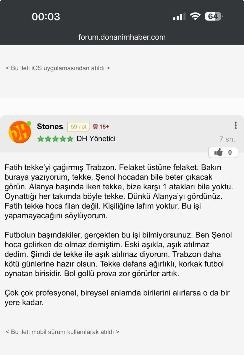 Bu yorumumu buraya koyayım.