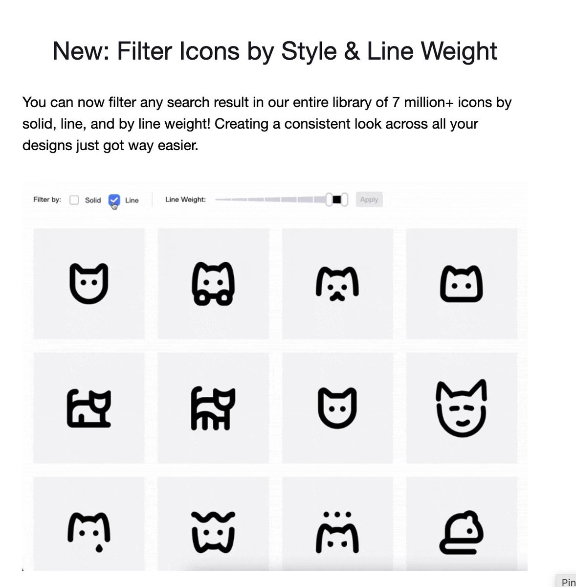 One of the main problems in what I see of teachers' use of the Noun Project is the inconsistent graphic features of the icons chosen. To be the most coherent, they ought to have the same line width.
And look at what The Noun Project has just announced!