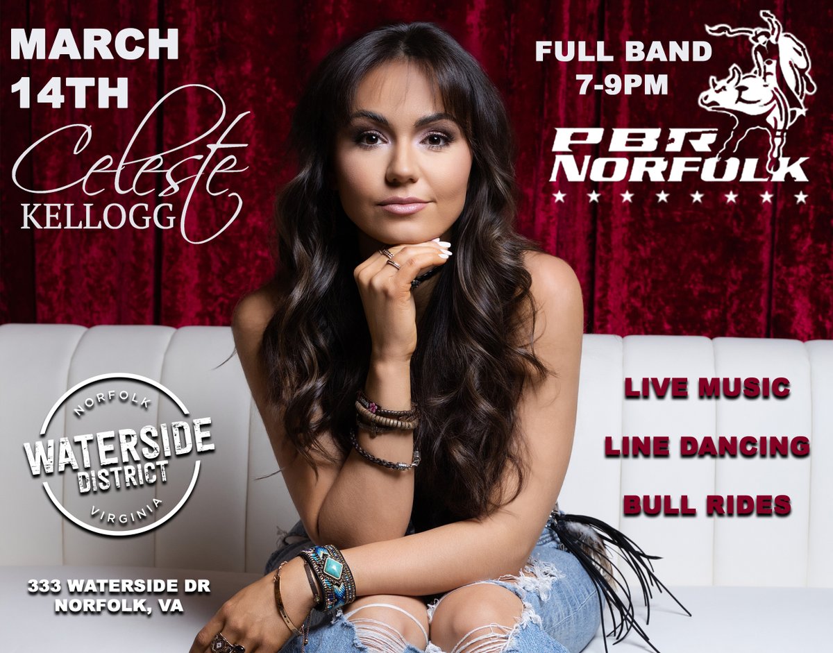 VIRGINIA FRIENDS - get ready for a boot scootin' good time at PBR Norfolk Waterside District THIS FRIDAY!  It's our first band show of the year and we will be DIRT ROAD DANCIN'!  Make plans to hang out with us from 7-9!  Live music, line dancing, bull rides and drink specials