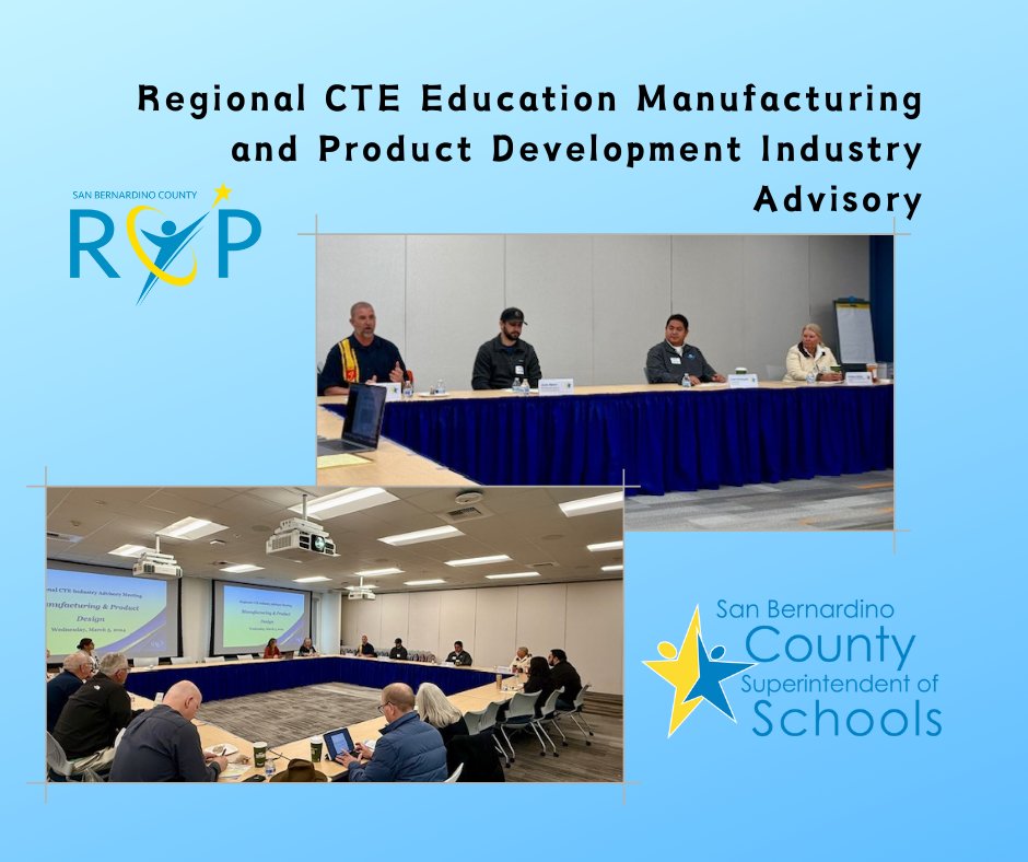 A huge thank you to our Manufacturing &amp; Product Development industry panelists—Dennis &amp; Jesse from <a href="/Fender/">Fender</a> and Kimberly &amp; Erwin from Walker Manufacturing Group! Your expertise is invaluable to #CTE #Manufacturing teachers in the Inland Empire. 👏🔧 #CareerReady