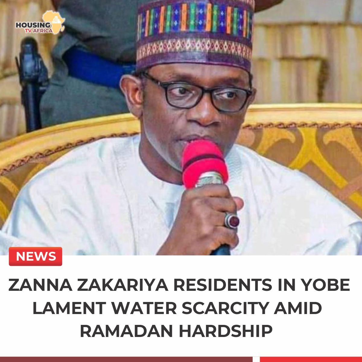 Residents of Zanna Zakariya Housing Estate, Damaturu, face ongoing water scarcity, making daily life increasingly difficult.

Read more: buff.ly/evhfMxsk]

#AIHS2025 #HousingNews #HousingTVAfrica #WaterCrisis #UrbanLiving