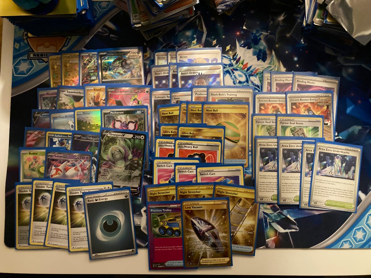 Got 3 place at the (un)official danish national championship. Got top 8 in both cups(51&amp;41 players) playing The binder.deck(Klawf). Deck felt Great. 

Shoutout to all the staff for the awesome event and to <a href="/SticksPTCG/">LZK | Christian Fontenot</a> for winning the event while representing the Klawf gang!