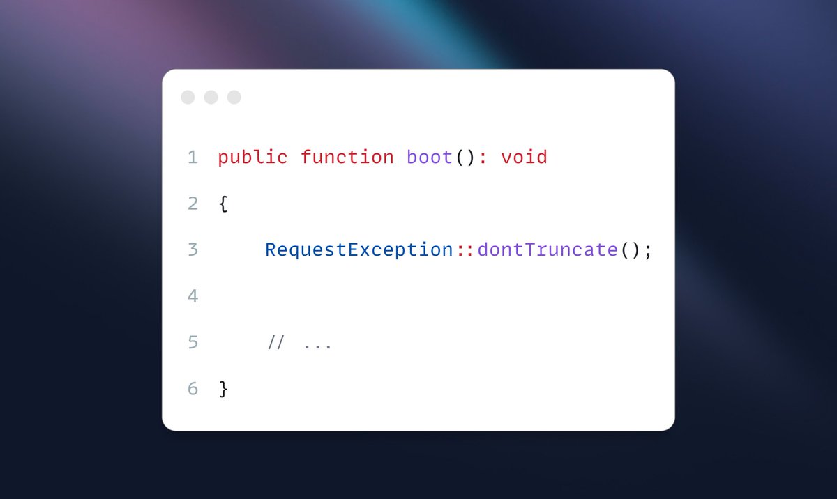 It's incredible how much this line has saved me in such a short time.

I bet you've also been frustrated seeing "(truncated...)" in your logs when outgoing requests fail.

Drop this in your projects to always get the full response including headers. 👍

// NJ
