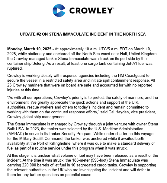 Crowley (@crowleymaritime) on Twitter photo 