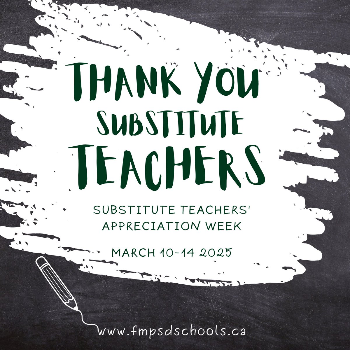 Fort McMurray Public School Division (@fmpsd) on Twitter photo This week (March 10-14) is Substitute Teacher Appreciation Week! 🎉
A huge thank you to all the substitute teachers who step in & inspire.
Your hard work and dedication don’t go unnoticed!
<a href="/annaleeskinner/">Annalee Nutter</a>
#FMPSD #YMM #RMWB This week (March 10-14) is Substitute Teacher Appreciation Week! 🎉
A huge thank you to all the substitute teachers who step in & inspire.
Your hard work and dedication don’t go unnoticed!
<a href="/annaleeskinner/">Annalee Nutter</a>
#FMPSD #YMM #RMWB
