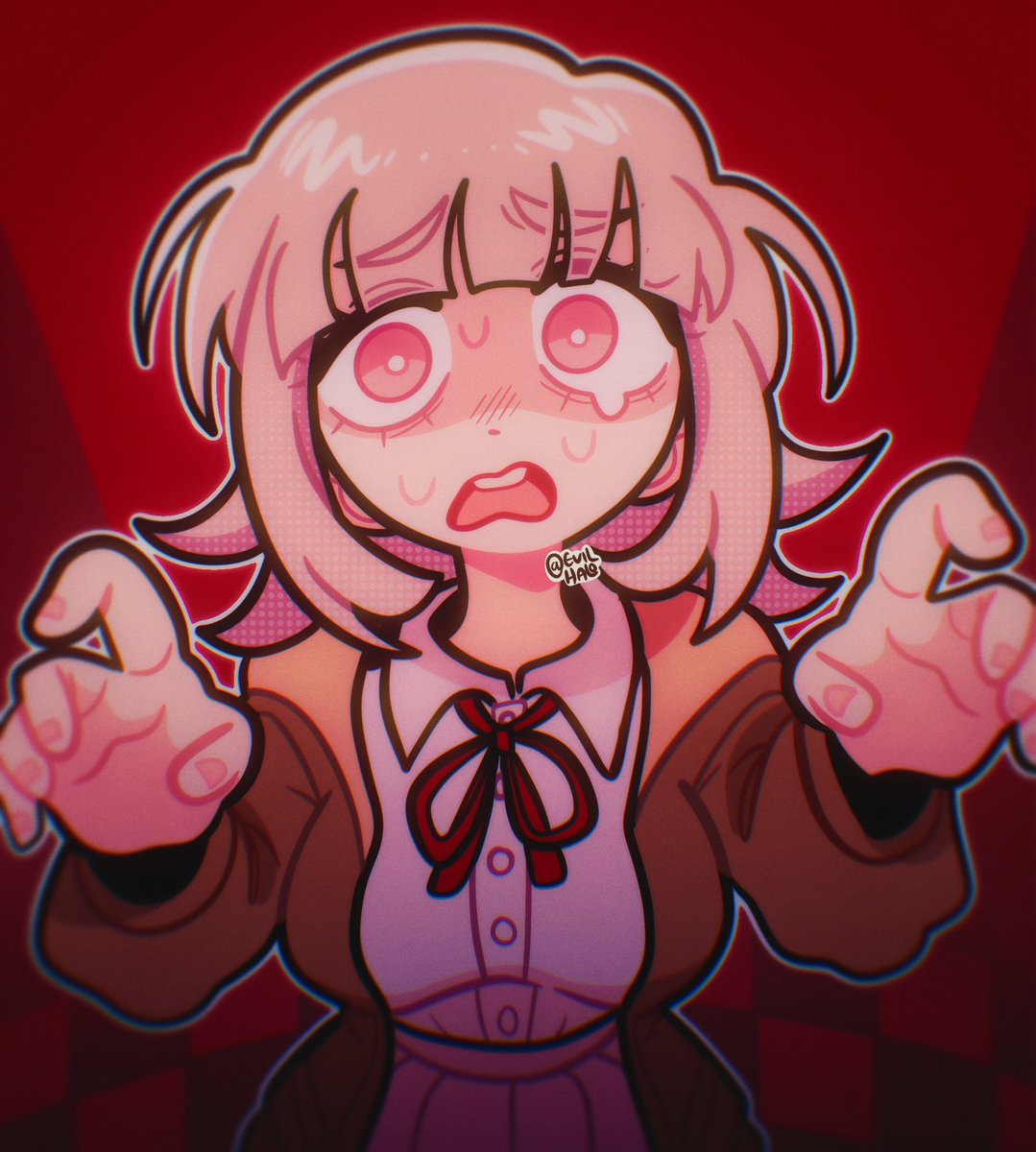 Look for the EXIT, Chiaki!🚷 #Danganronpa #NanamiChiaki #ダンガン