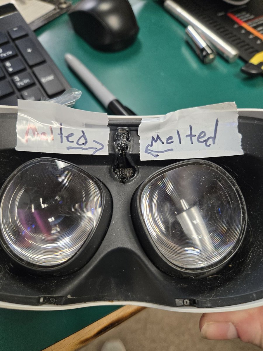 I hope this Quest 2 user’s forehead is okay. #vr #VirtualReality #quest2