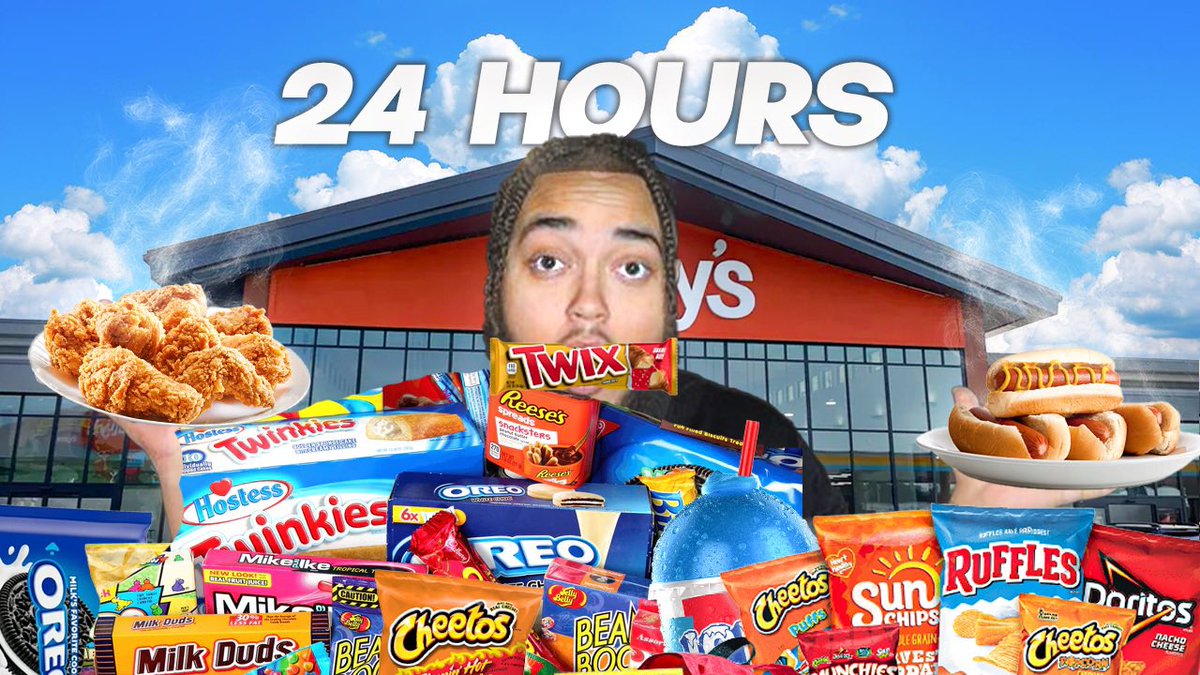 Aprobbb's tweet photo. 24 hours of eating gas station food  

https://t.co/wTXrtWyU16 https://t.co/sQ03IOTGTB