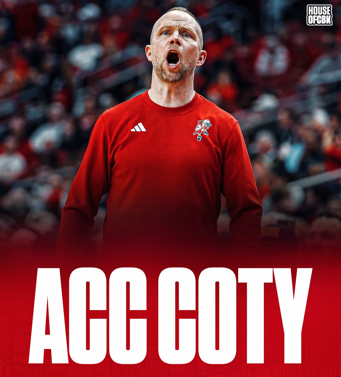 SHOULD HAVE COME TO NO SURPRISE, THAT PAT KELSEY WINS ACC COACH OF THE YEAR IN HIS FIRST YEAR WITH LOUISVILLE🏆