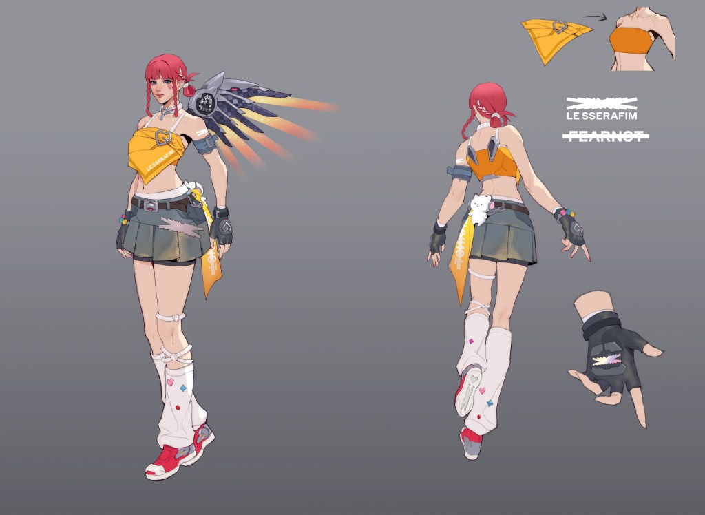ルセラコラボ】 マーシーの新スキンのコンセプトアート👼 ・LE