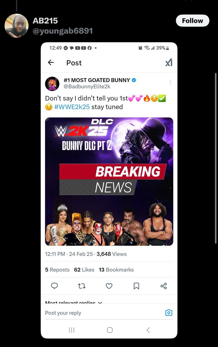 WWE2KDebunker's tweet photo. Dying at this. https://t.co/5rQWAzwWrG