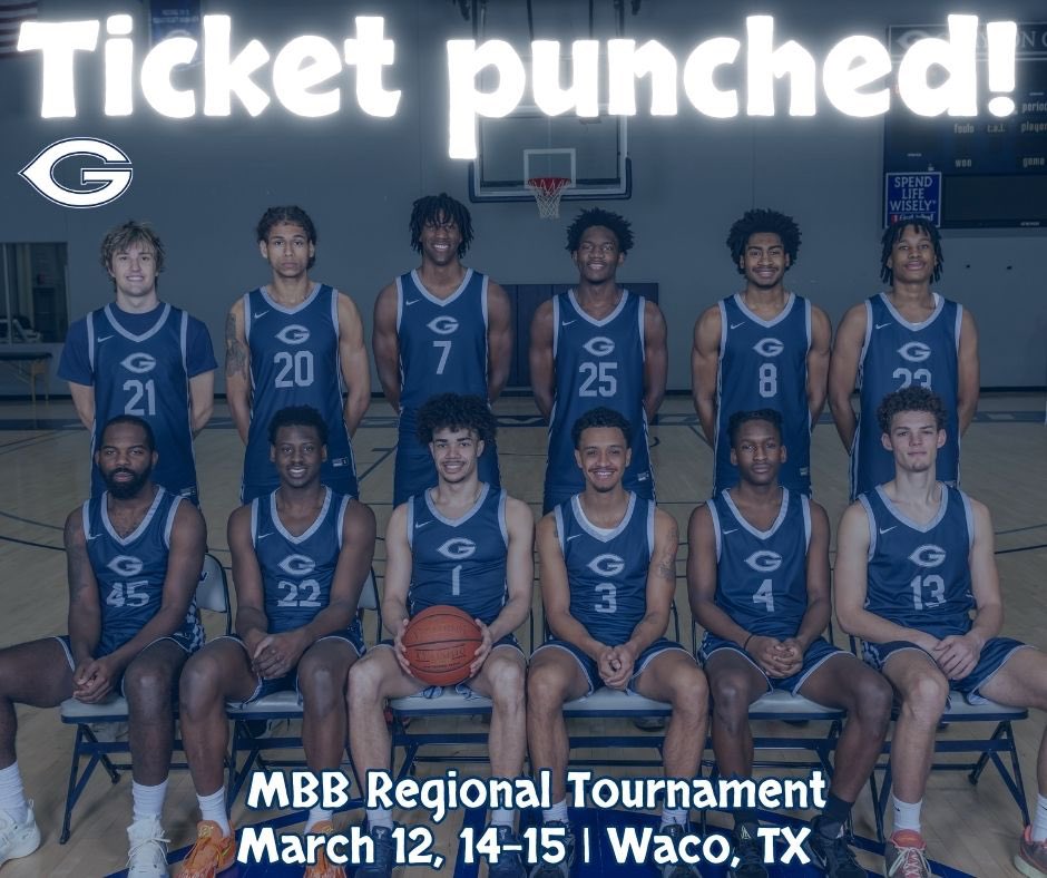 🚨REGION V TOURNAMENT INFO 🚨 

🆚 Frank Phillips
⏰Wednesday, March 12; 5pm
📍McLennan Community College 
📺 tinyurl.com/4bdmrttw 
🎟️$25 Tournament Pass (all 14 games)
      $10 per day

NOTE: If you’re watching the livestream, you must create a free account to watch!