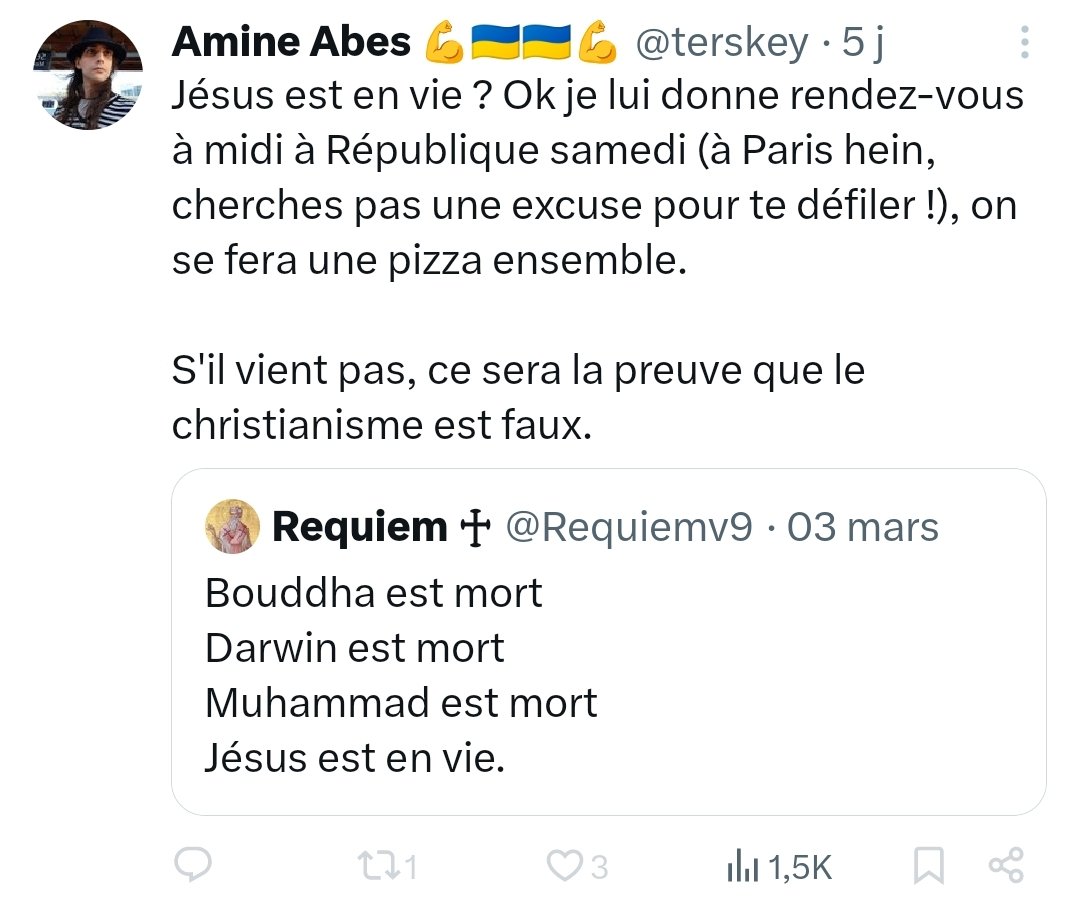 Matthieu 4:7 "Tu ne tenteras point le Seigneur, ton Dieu."
Ici nous avons l'exemple parfait que Satan est à la tête du mouvement LGBT... 
<a href="/AlertesPed0/">AlertesPedo</a> c'est pas vous qui avez alerté avec la pizza en guise de code ?