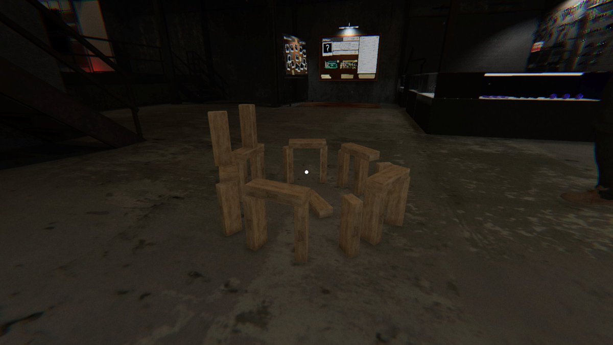 today i built a phasmohenge out of boredom