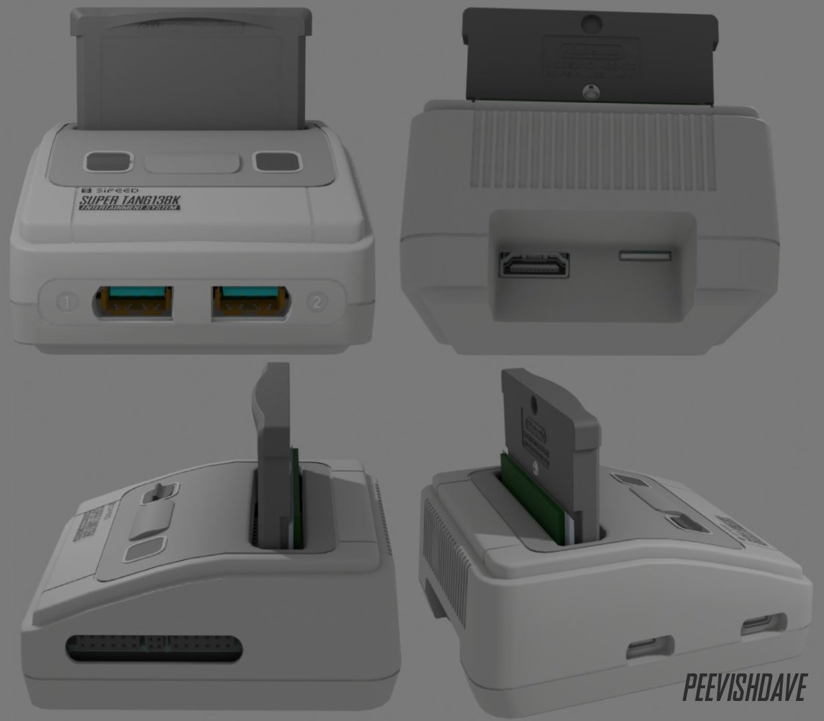 Just got a free Tang 60K FPGA Retro Console from Sipeed as a sample because they liked my custom case design. Looks like I have to bring it to life for real now! #fpga #retrogaming