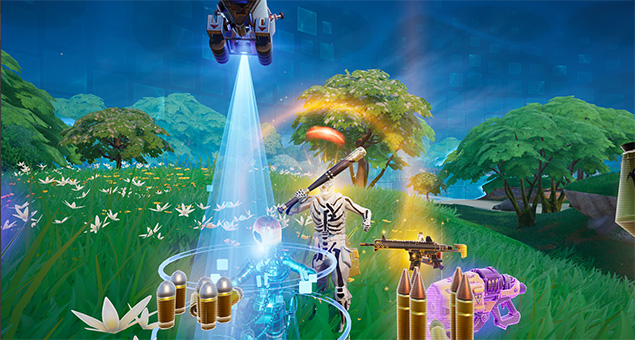 GreenWizardGame's tweet image. It took 2.5 weeks, but I finally hit my first #Fortnite Home Run ... I mean, got my first VR of the new season. Then it was time to celebrate with some jug music.