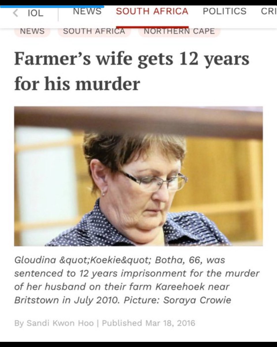 moepetsoe's tweet image. In South Africa farmers wife's are making a quick money by killing their husband and blame Black people.
They are killing each other for money