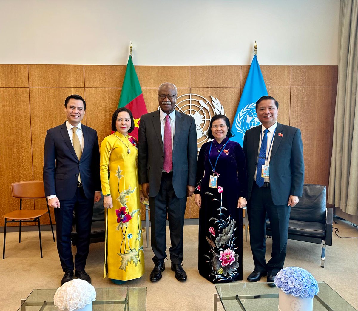 Pleased to meet today with H.E. Ms. Nguyen Thi Thanh, Vice Chairwomen of the National Assembly of Viet Nam.
 
We discussed international cooperation, multilateralism, and the important role of women and girls in an evolving global context. We also discussed the 80th anniversary