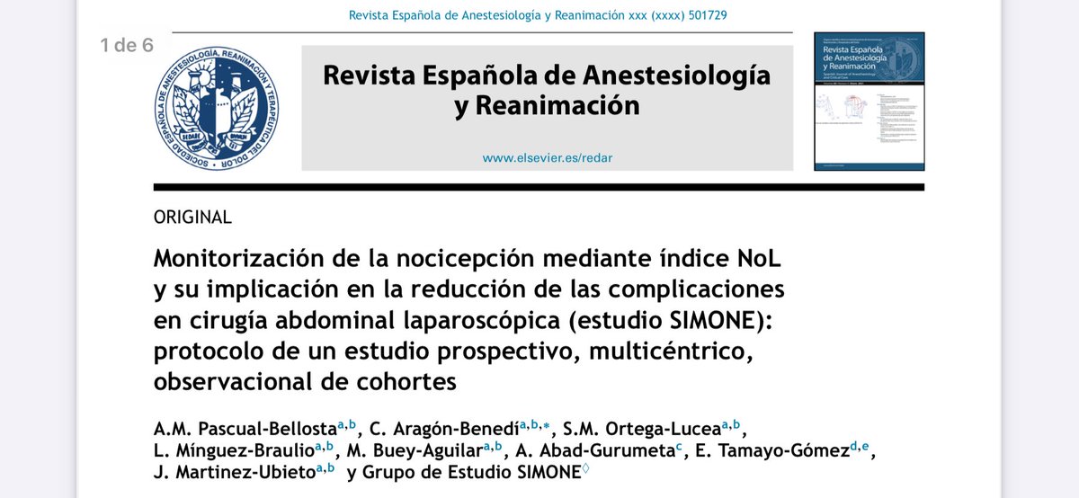 Alfredo Abad Gurumeta (@abadgurumeta) on Twitter photo Todavía puedes ver gratis el protocolo del estudio SIMONE
<a href="/jv_lorente/">Juan Victor Lorente MD, PhD, MSc.</a> <a href="/mjcolomina/">MJ Colomina</a> <a href="/argente_pilar/">Pilar Argente Navarro</a> <a href="/BadenesR/">Rafa Badenes</a> <a href="/GermFTsurgery/">GERM</a> <a href="/granell_gil/">Manuel Granell Gil</a> <a href="/MontesinosSanti/">Santiago Montesinos</a> <a href="/nekarideluis/">Nekari de Luis</a> <a href="/Lorena_Varela_R/">Lorena Varela</a> <a href="/_REDAR_/">Revista Española de Anestesiología y Reanimación</a>
Últimos días
kwnsfk27.r.eu-west-1.awstrack.me/L0/https:%2F%2… Todavía puedes ver gratis el protocolo del estudio SIMONE
<a href="/jv_lorente/">Juan Victor Lorente MD, PhD, MSc.</a> <a href="/mjcolomina/">MJ Colomina</a> <a href="/argente_pilar/">Pilar Argente Navarro</a> <a href="/BadenesR/">Rafa Badenes</a> <a href="/GermFTsurgery/">GERM</a> <a href="/granell_gil/">Manuel Granell Gil</a> <a href="/MontesinosSanti/">Santiago Montesinos</a> <a href="/nekarideluis/">Nekari de Luis</a> <a href="/Lorena_Varela_R/">Lorena Varela</a> <a href="/_REDAR_/">Revista Española de Anestesiología y Reanimación</a>
Últimos días
kwnsfk27.r.eu-west-1.awstrack.me/L0/https:%2F%2…