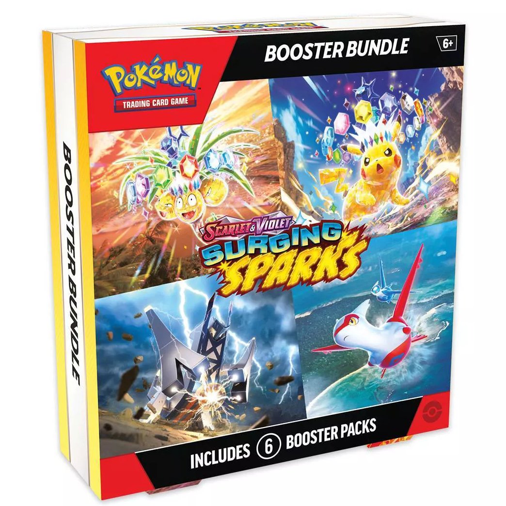 Surging Sparks Booster Bundle may be back up for $27.99 at Target!   https://t.co/wTGeClh9O0 Seems to be restocking in waves! #PokemonTCG #ad