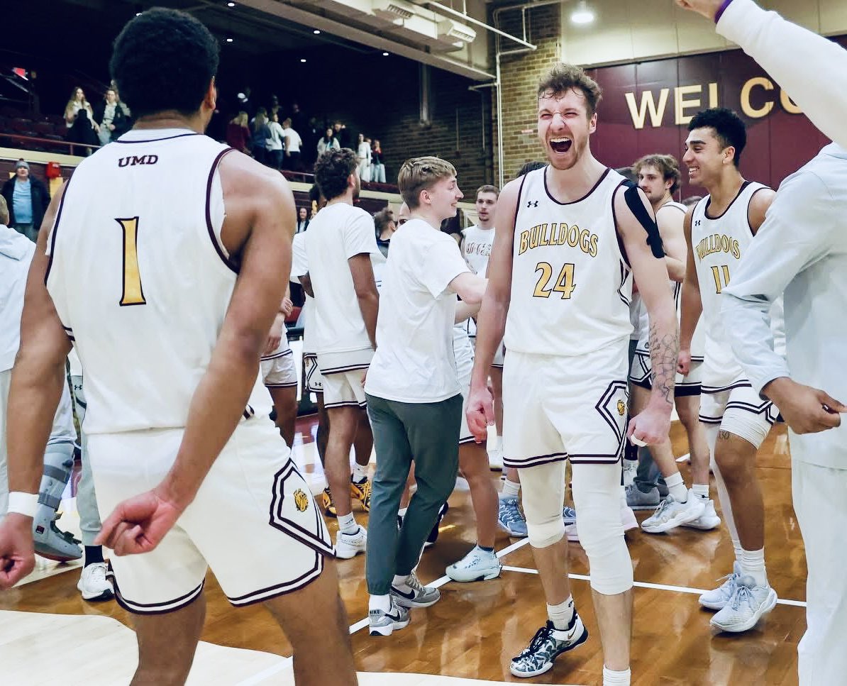 Justin Wieck (@coachwieckumd) on Twitter photo Season ends on wrong side of the bubble last night. Heartbreaking…Especially our 4 SR’s.
20 Wins no joke in the NSIC
They handled it w/ class, much like their entire career. The fog will lift & we will appreciate how our SR’s forever changed the trajectory of <a href="/UMDBulldogMBB/">UMD Men's Basketball</a> Season ends on wrong side of the bubble last night. Heartbreaking…Especially our 4 SR’s.
20 Wins no joke in the NSIC
They handled it w/ class, much like their entire career. The fog will lift & we will appreciate how our SR’s forever changed the trajectory of <a href="/UMDBulldogMBB/">UMD Men's Basketball</a>