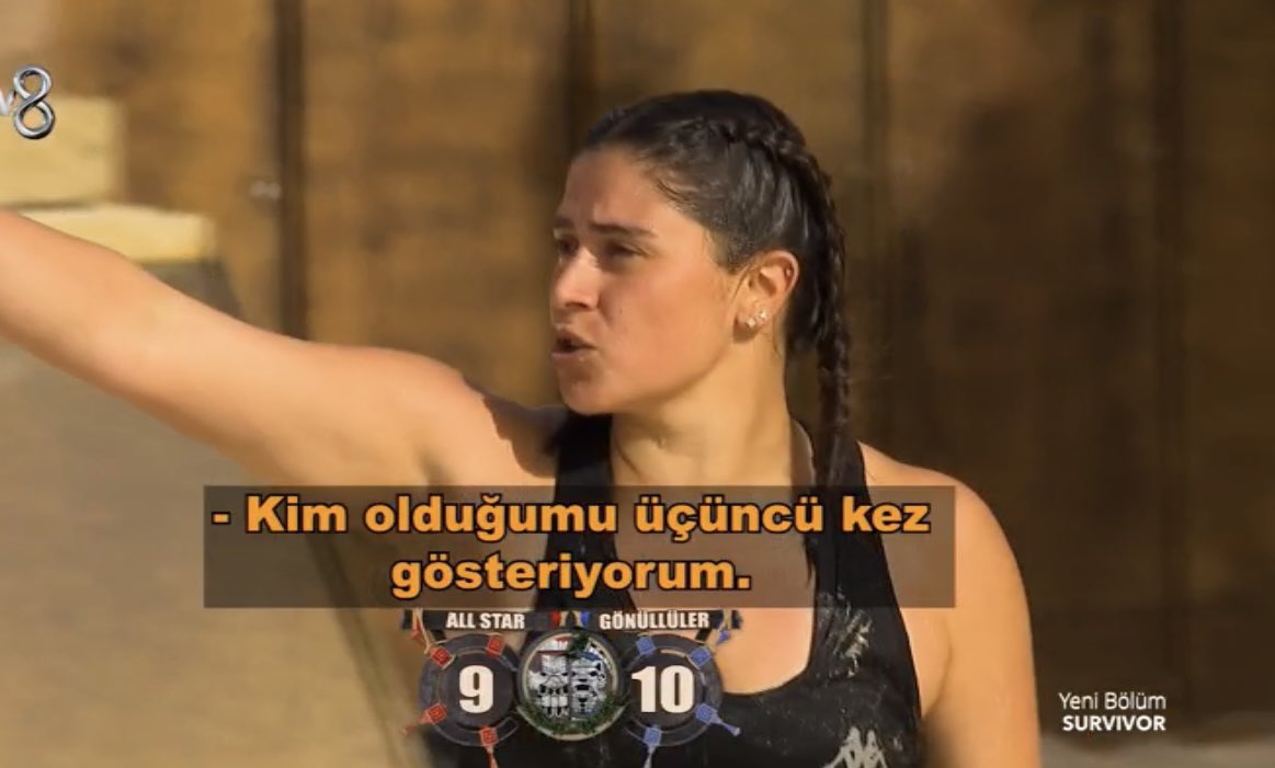 Sadece bu kızın gelmesini ve herkesin ağzının payını vermesini bekliyorum şimdilik kendinizi winner sanabilirsiniz 

#survivor2025
