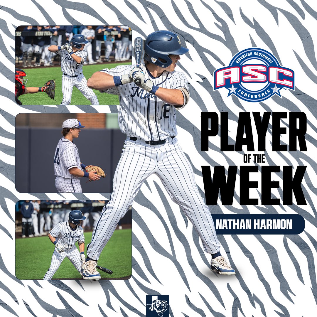 Congratulations to Nathan Harmon for being named the ASC Hitter of the Week!

#TexasTigers