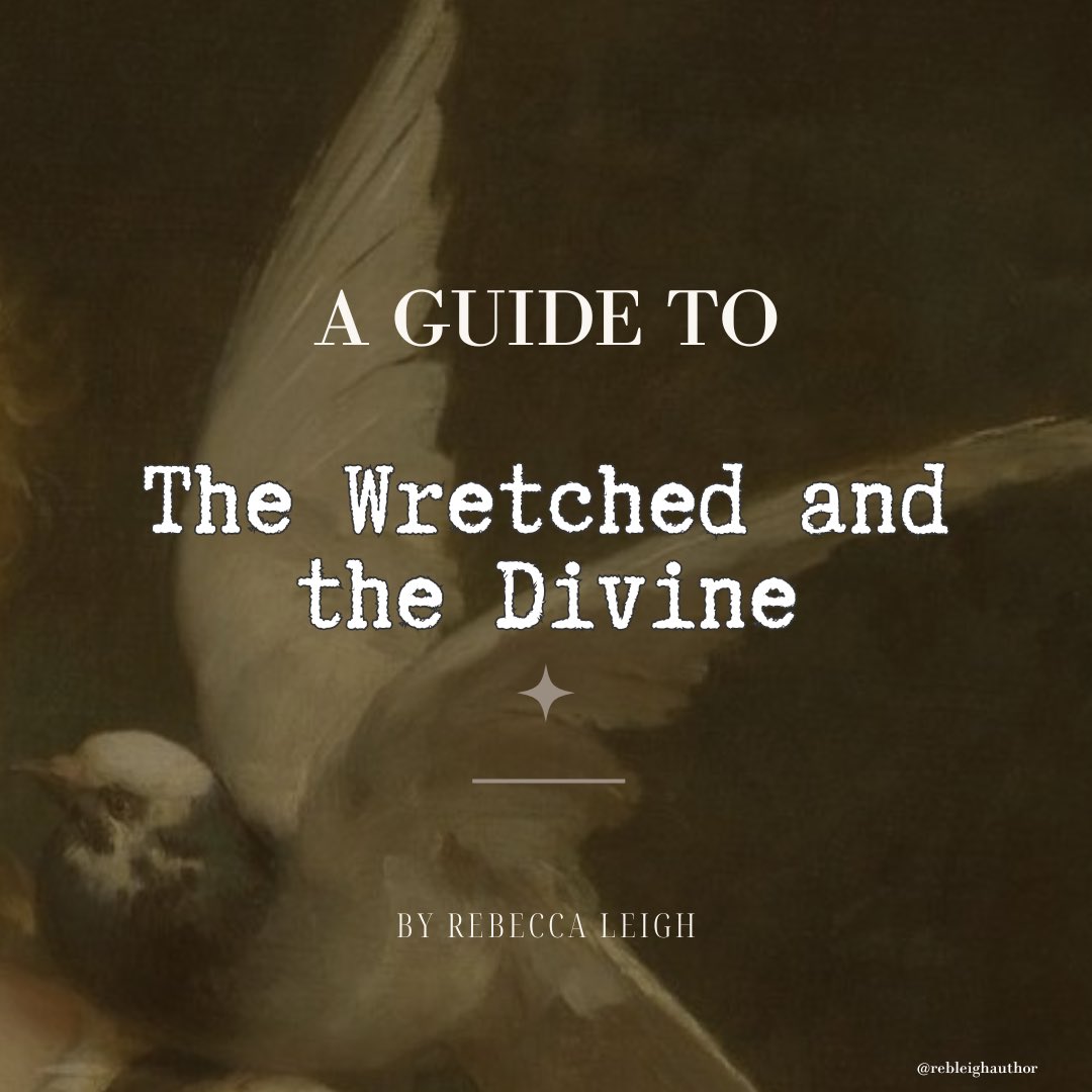 rebleighauthor's tweet image. I’m thrilled to present my #agentguide for The Wretched and the Divine!

If you’re a fan of the slow burn romance of Divine Rivals and the heartbreak of Lovely War, you’ll “die” for this project 😉

#agents and #editors feel free to ❤️, comment, or DM me if you’re interested!