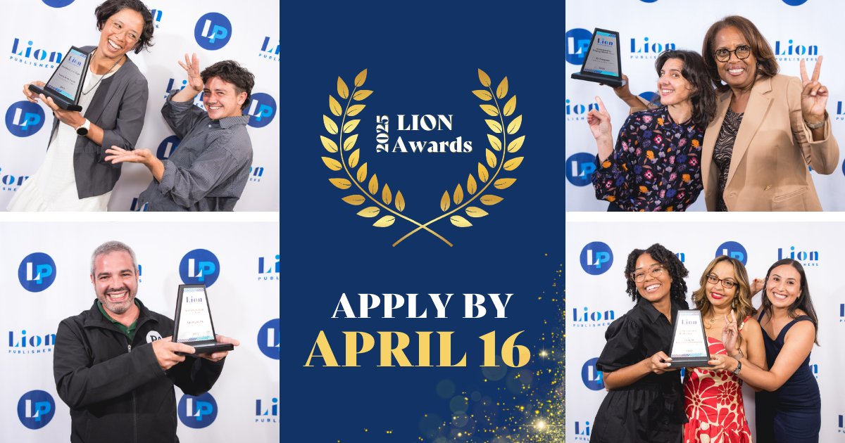 🏆 Seeking a little celebration and community? Applications are officially OPEN for the seventh annual LION Sustainability Awards. Check out our categories, create an account on our new submissions portal, and be sure to apply by 4/16: lionawards.awardsplatform.com