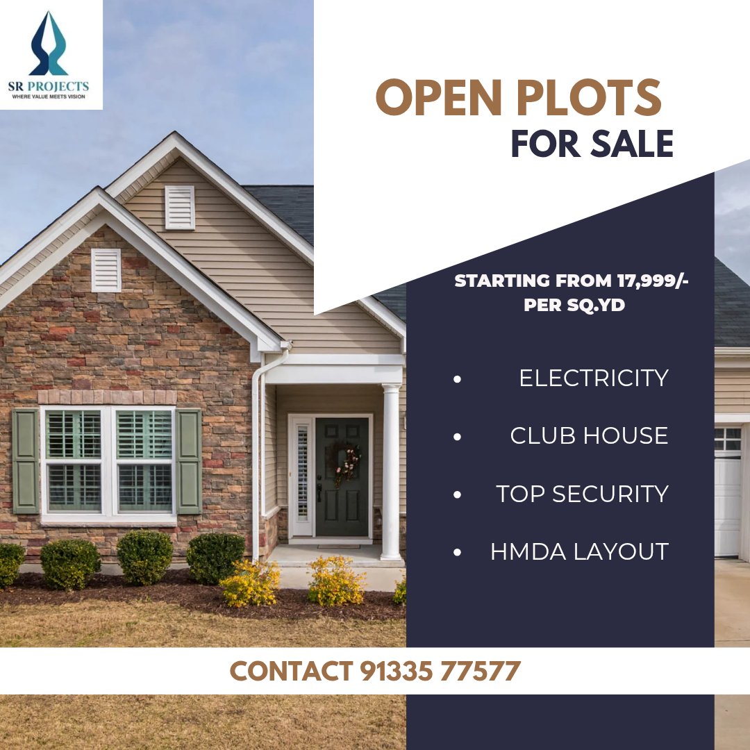 jbpride1's tweet photo. SREE CITY : IBRAHIMPATNAM

32 ACRES PROJECT
HMDA &amp; RERA APPROVED
HIGHWAY FACING
GATED COMMUNITY
SPOT REGISTRATION
PRICE Starting from 17999/-
50% Bank Loan Available 

Contact:9133577577

#srgroup
#sreecity
#hyderabadopenplots
#ibrahimpatnam 
#villas
#ibrahimpatnamopenplots https://t.co/XZP0TFblxo