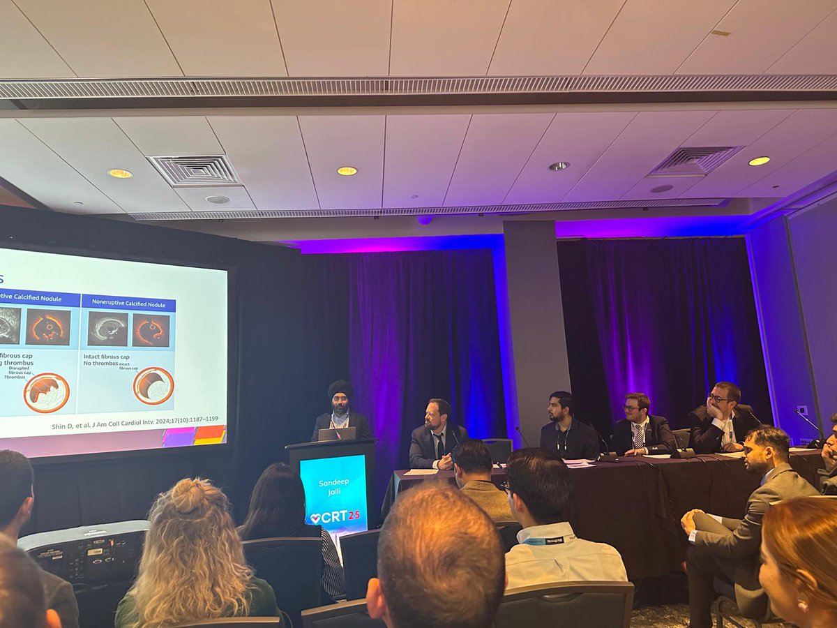 dnzmtlu's tweet image. Great pleasure to attend #CRT2025 as a panelist! 
Vibrant discussion at the fellows debate on calcific nodules! Would you select 
#rotablator or #IVL? 🤔

Thank you very much for the opportunity! @esbrilakis @MHIF_Heart @CCAD_MHIF @CRT_meeting
