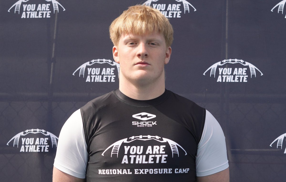 You Are Athlete (@youareathlete) on Twitter photo 2026 DE Ryan Deakins (<a href="/Ry_Deak07/">Ryan Deakins</a>) out of Tolton HS (MO)
“Deakins really stood out in pure size and position flexibility. Deakins plays DE but he could possibly slide inside as an interior defender if he continues to grow. He’s quick, has aggressive hands & has good punch when 2026 DE Ryan Deakins (<a href="/Ry_Deak07/">Ryan Deakins</a>) out of Tolton HS (MO)
“Deakins really stood out in pure size and position flexibility. Deakins plays DE but he could possibly slide inside as an interior defender if he continues to grow. He’s quick, has aggressive hands & has good punch when
