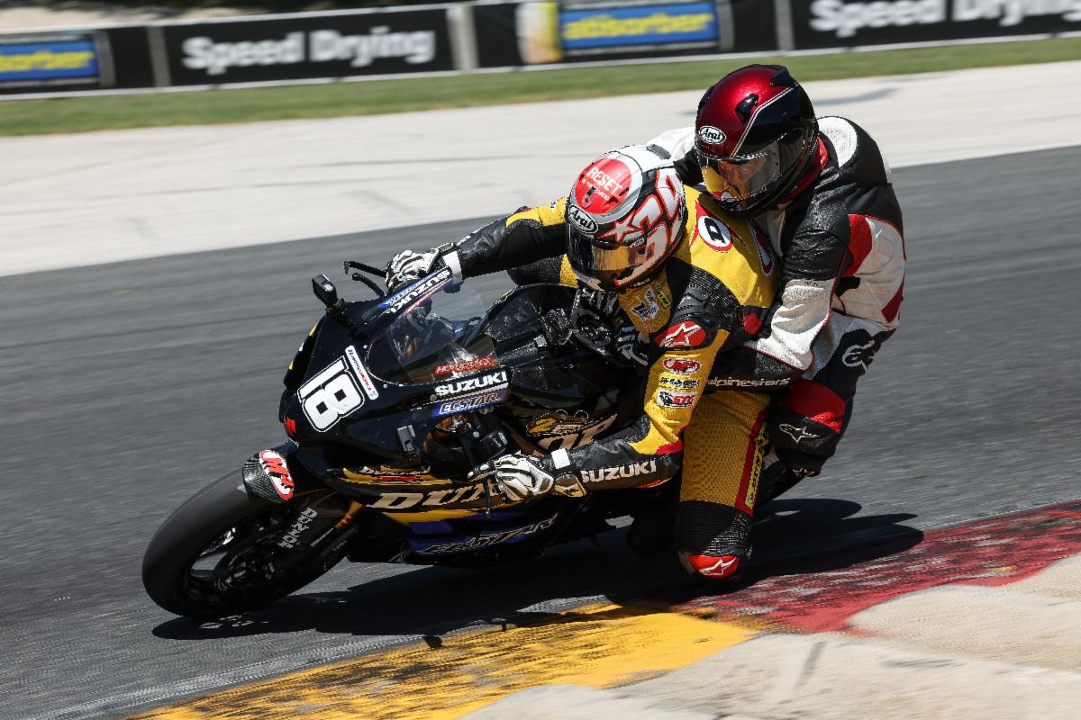 Ready for the ultimate adrenaline rush? 🏍️🔥

Feel the thrill of hitting up to 150 mph on a superbike with a professional racer at MotoAmerica, April 4-6! 🏁 Your Dunlop ECSTAR Suzuki 2-Seater Superbike ticket includes weekend general admission and a parking pass! 

Proceeds