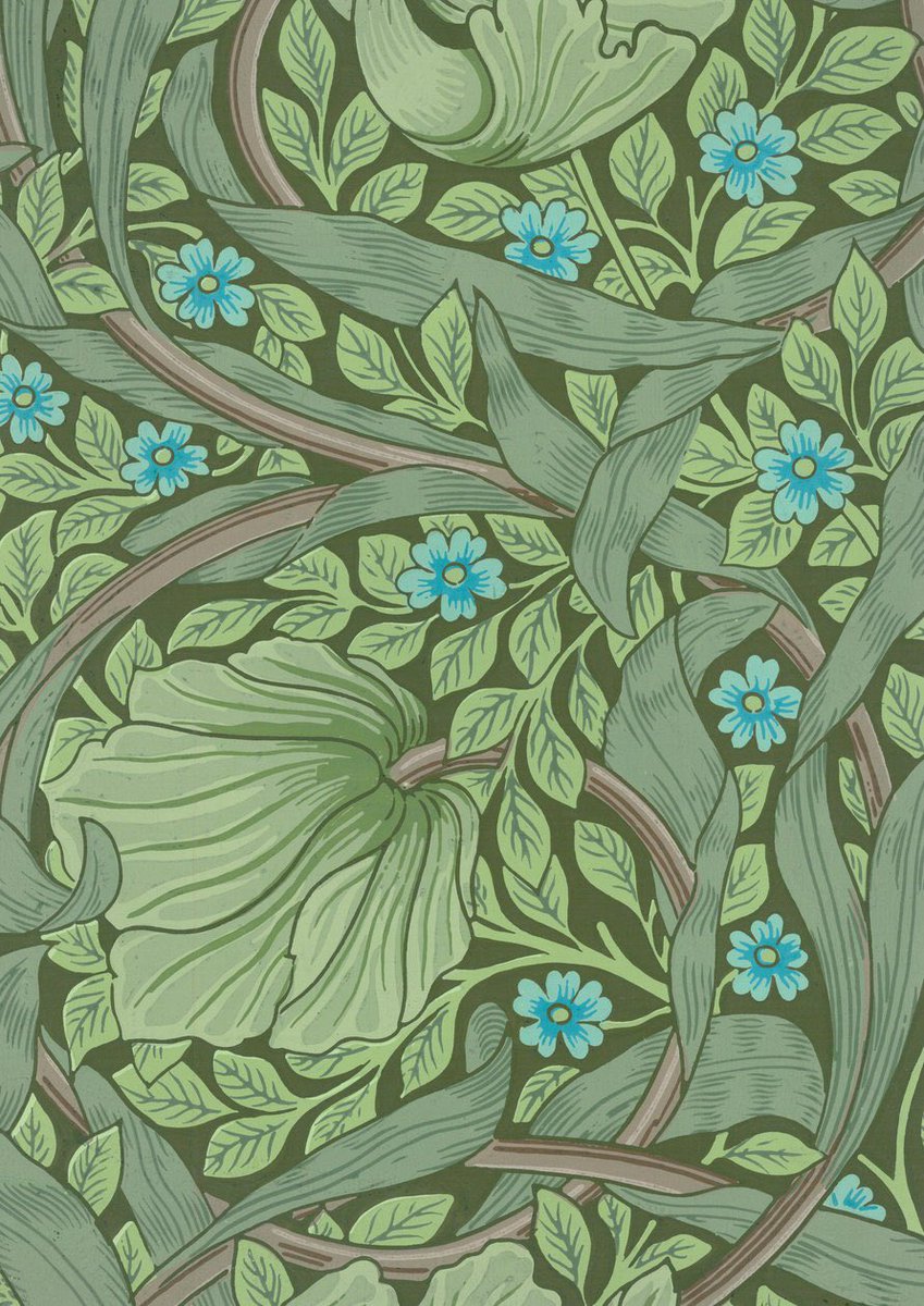 ArtGuideAlex's tweet image. Forget-Me-Nots c1870 #WilliamMorris #wallpaper