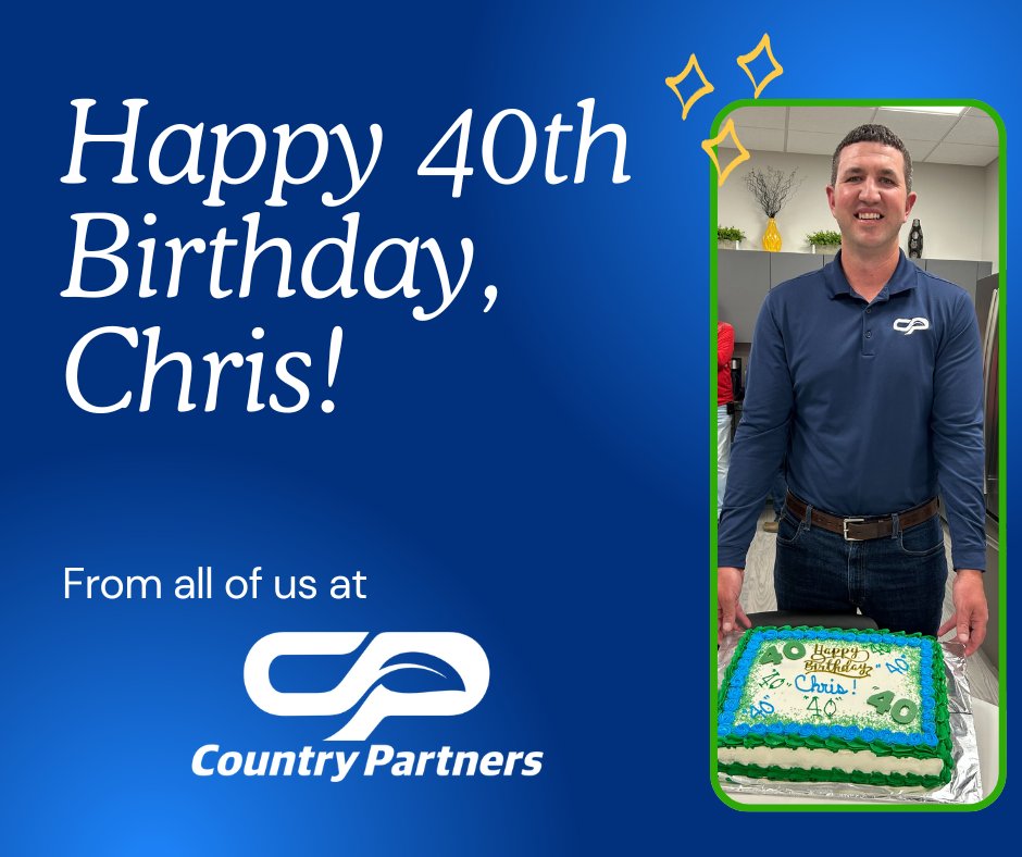 CountryPartner's tweet photo. Happy 40th Birthday to our CEO, Chris Wagner! Thank you for your leadership and we hope you have a wonderful day and year ahead. https://t.co/mBM2DQgj1N