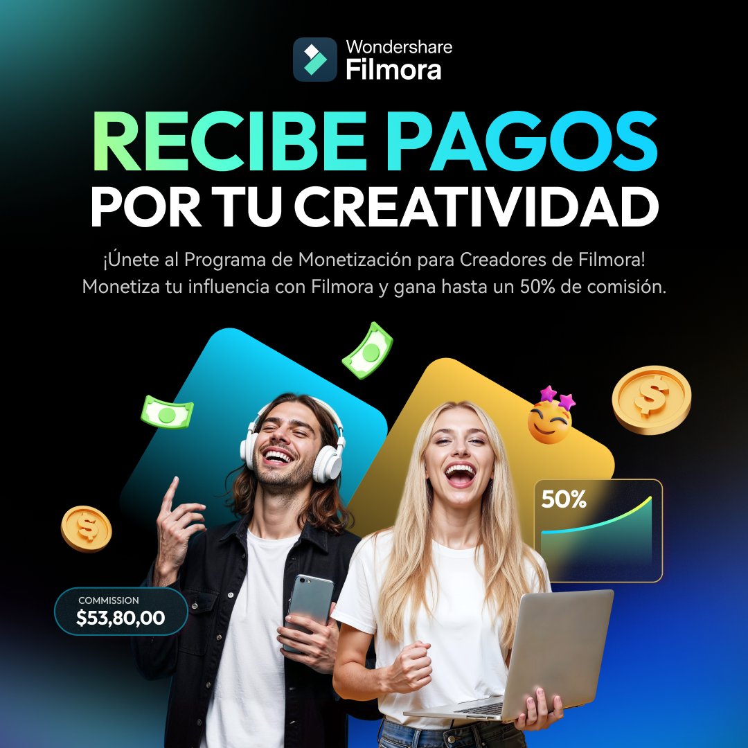 Wondershare Filmora Español tweet media