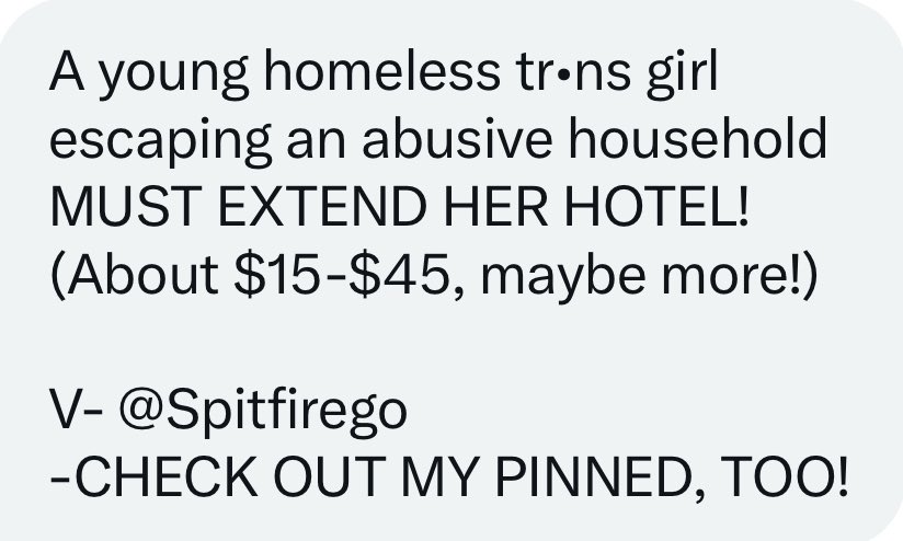 I don’t want to die in Texas.

I’ve had “n•gger” yelled at me so many times.
I’ve had men try to get me to go home with them, offering a “safe place to sleep.”

I’ve had ppl try to take advantage of me so often while living on the streets.