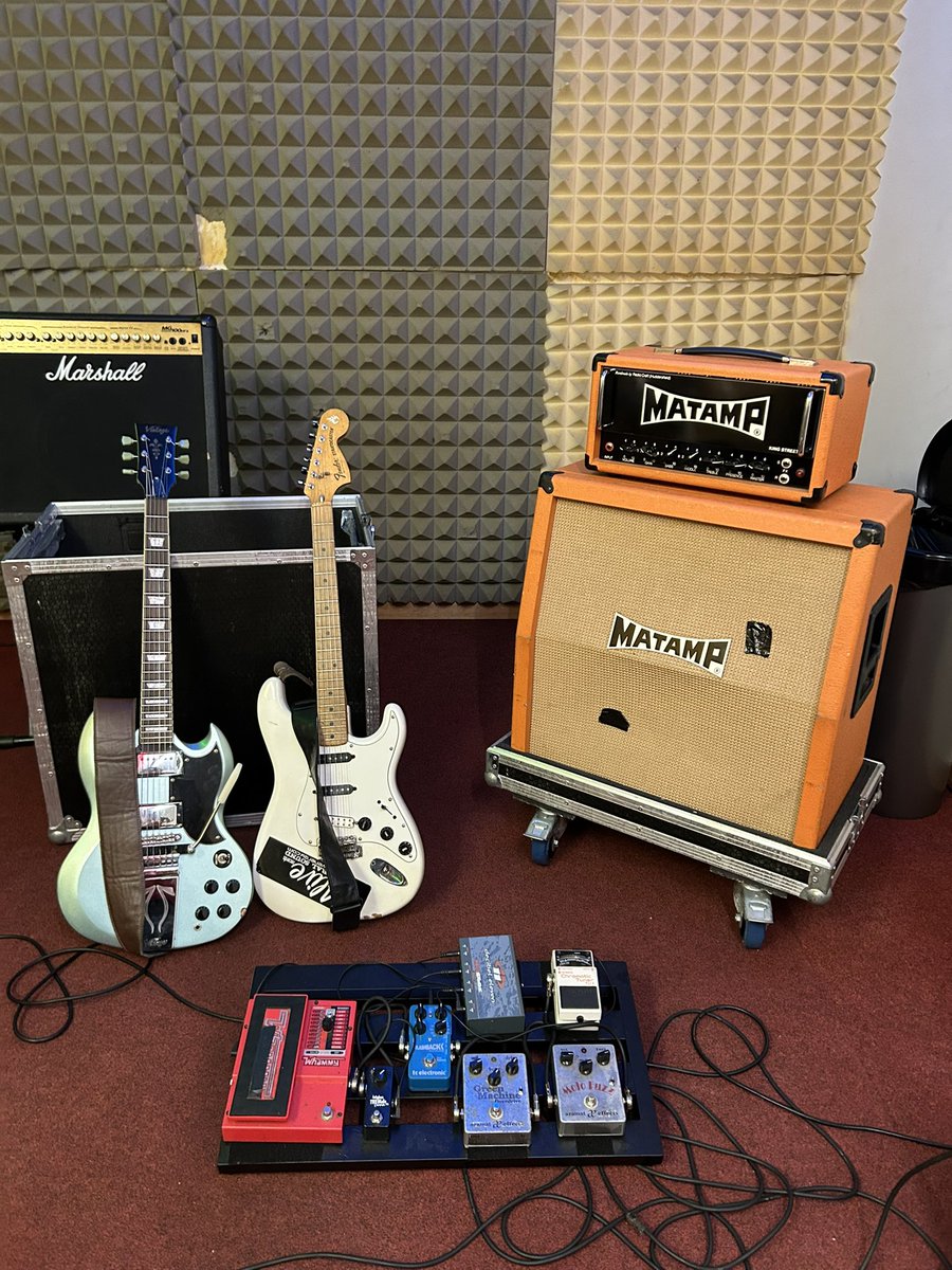 Last rehearsal before Fridays gig a Jac’s Aberdare with all our good friends Heavy Flames &amp; Next Day Shakes