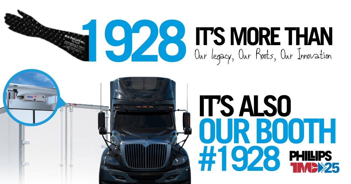 1928. More Than a Legacy.
It’s our roots. It’s our innovation. It’s nearly a century of driving the industry forward.
And this year, it’s also our booth at TMC.
Visit Booth #1928 to see how Phillips Industries continues to shape the future of transportation.
