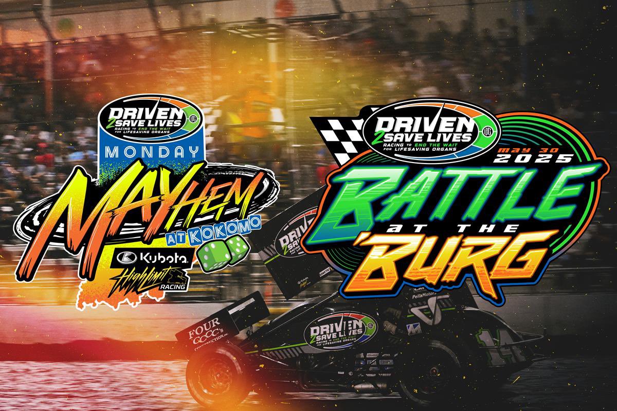 High Limit Racing (@highlimitracing) on Twitter photo .<a href="/Driven2Save/">Driven2SaveLives</a> returns as an official partner of @Kubota_USA High Limit Racing!
The <a href="/INDonorNetwork/">IN Donor Network</a> program will focus on promoting their mission & honoring their donors at Indiana events at @KokomoSpeedway (Mon, 5/12) and <a href="/TheBurgSpeedway/">The Burg (Lawrenceburg Speedway)</a> (Fri, 5/30).
šļø highlimitracing.com/press/article/⦠.<a href="/Driven2Save/">Driven2SaveLives</a> returns as an official partner of @Kubota_USA High Limit Racing!
The <a href="/INDonorNetwork/">IN Donor Network</a> program will focus on promoting their mission & honoring their donors at Indiana events at @KokomoSpeedway (Mon, 5/12) and <a href="/TheBurgSpeedway/">The Burg (Lawrenceburg Speedway)</a> (Fri, 5/30).
šļø highlimitracing.com/press/article/ā¦