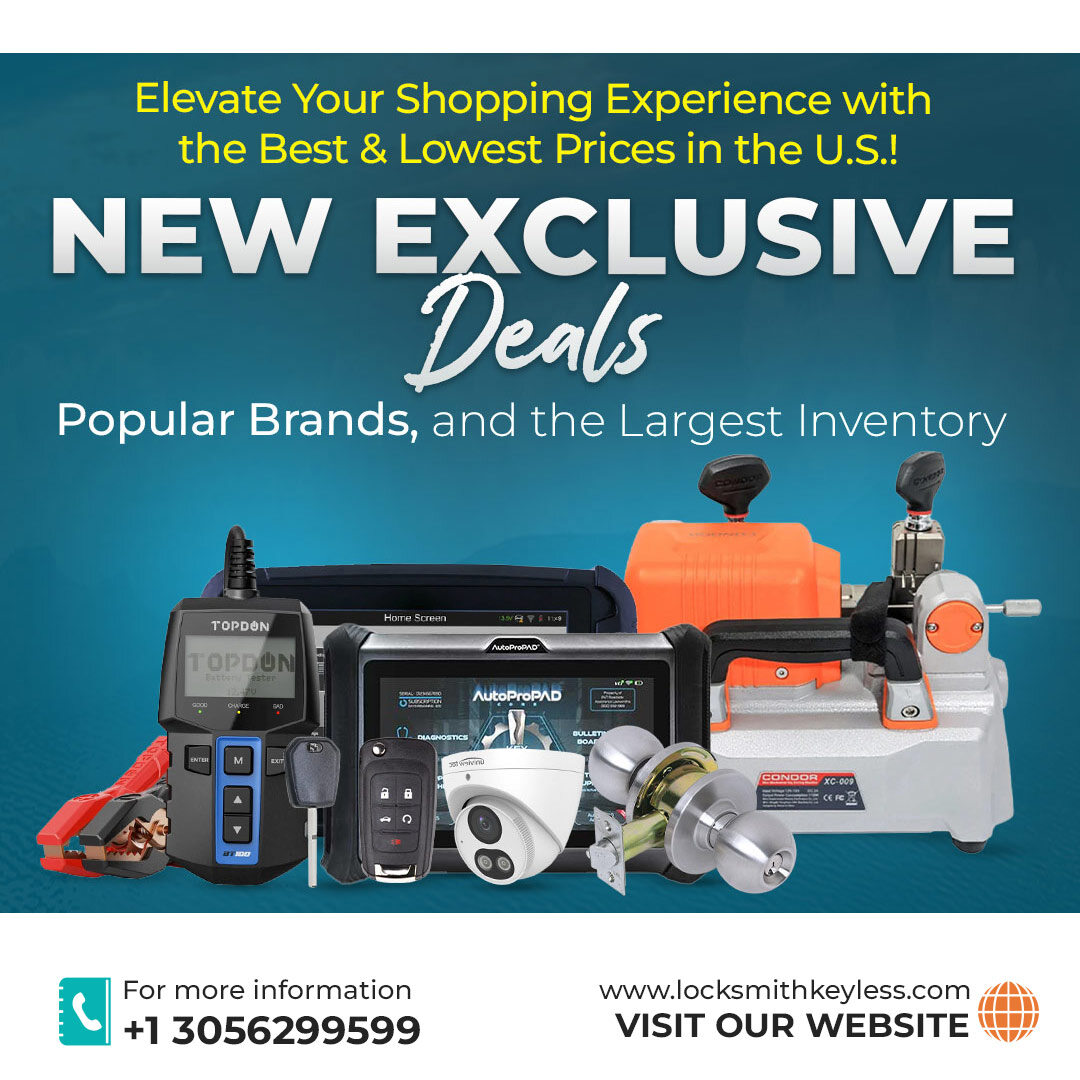 LksmithKeyless's tweet image. 🔥New Week, New Exciting Deals
hubs.ly/Q03bdcKs0
#newdeal #CuttingMachineAccessories
#CuttingMachine #CuttingMachinesAccessories #Cylinders #deadbolts