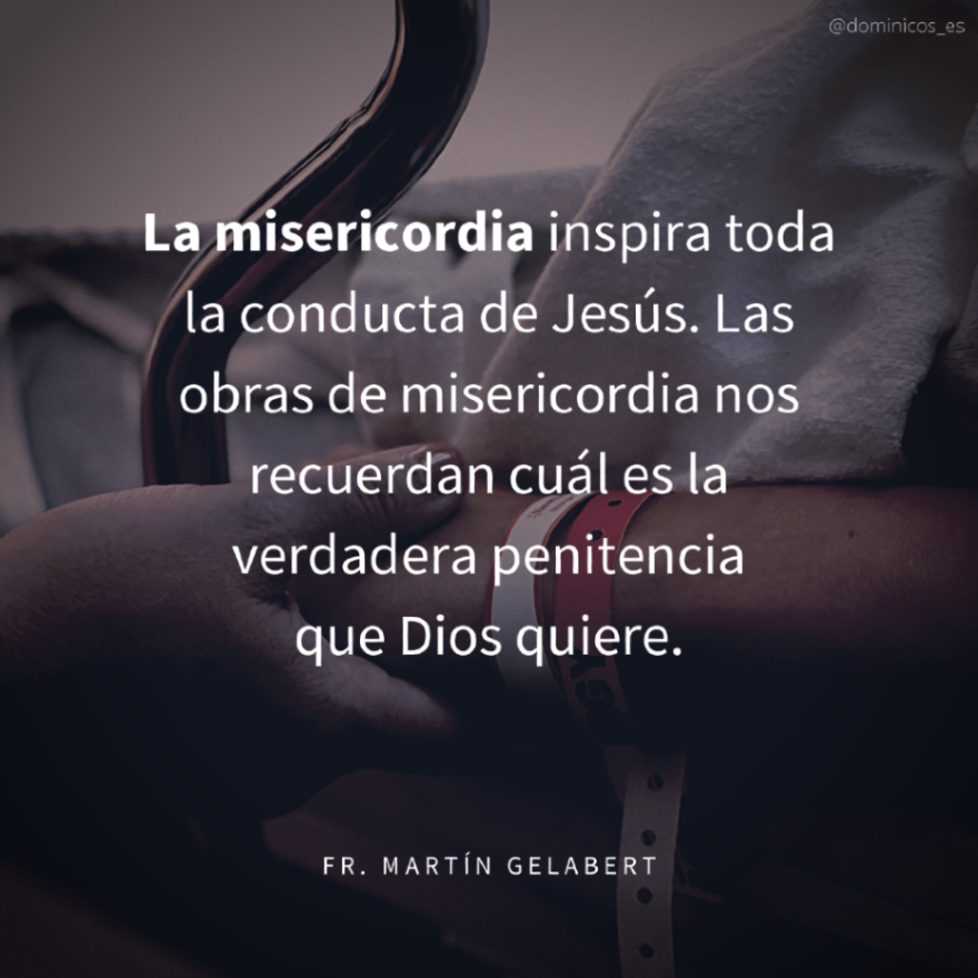 dominicos_es's tweet photo. ‘La misericordia inspira toda la conducta de Jesús. Las obras de misericordia nos recuerdan cuál es la verdadera penitencia que Dios quiere’ Fr. Martín Gelabert OP 

🟣 #Cuaresma, tiempo de misericordia.

⏩ https://t.co/M1gYqj8oX2 https://t.co/Nt0Xb2Ujuc