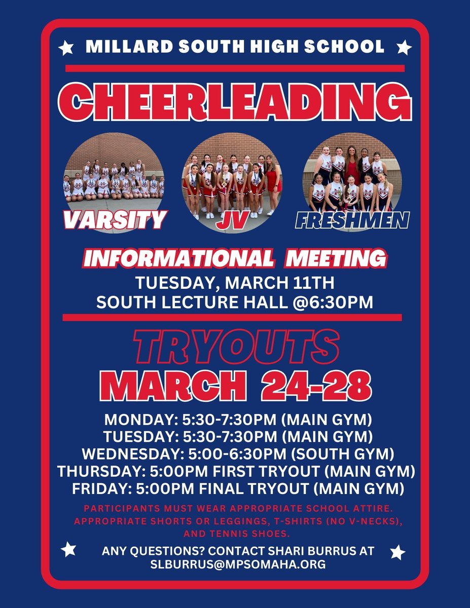 Millard South Cheer tweet media