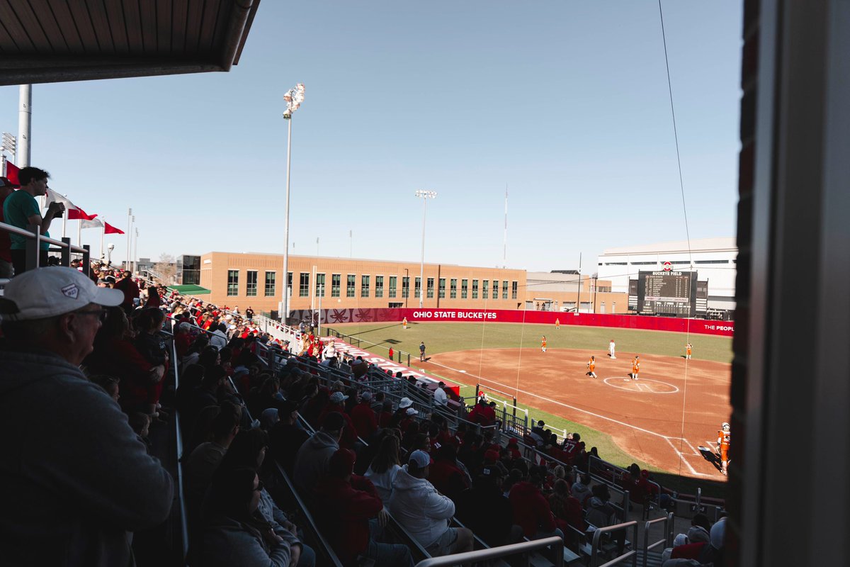Great day to support <a href="/OhioStateSB/">Ohio State Softball</a>!! #GoBucks