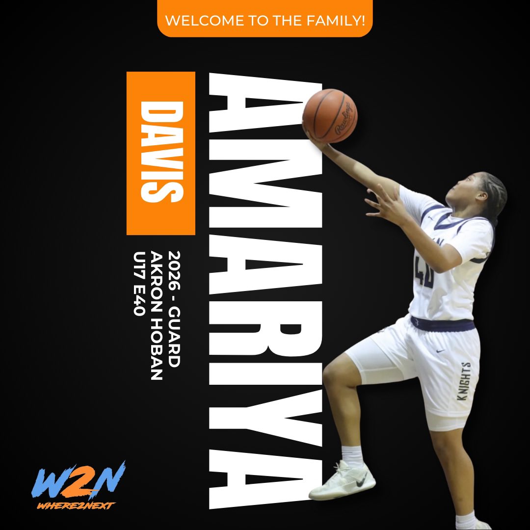 WHERE2NEXT (@w2n_wbb) on Twitter photo Introducing our U17 E40 Team !!
Welcome to the family!
2026 - GUARD- Akron Hoban
Amariya “Moo” Davis
Amariya’s hidden talent is drawing 🤩
<a href="/amber_gray10/">Amber Gray</a>
<a href="/GirlsHoban/">Hoban Girls Basketball</a>
<a href="/Amariya_D08/">Amariya Leann</a> Introducing our U17 E40 Team !!
Welcome to the family!
2026 - GUARD- Akron Hoban
Amariya “Moo” Davis
Amariya’s hidden talent is drawing 🤩
<a href="/amber_gray10/">Amber Gray</a>
<a href="/GirlsHoban/">Hoban Girls Basketball</a>
<a href="/Amariya_D08/">Amariya Leann</a>