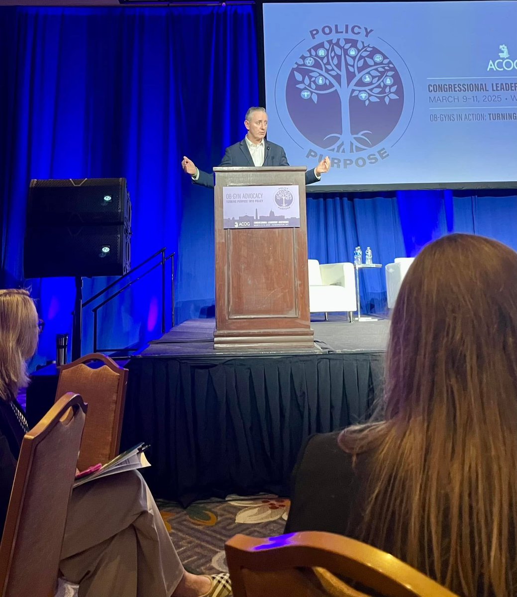 RepBrianFitz's tweet photo. This afternoon, I had the honor of joining my friends at the @acog during their 43rd Annual Congressional Leadership Conference. These medical professionals are the backbone of maternal healthcare, and I will always stand with them in the fight to protect the lives of mothers and babies.

The United States has the highest maternal mortality rate among high-income nations. In 2021 alone, 1,205 mothers lost their lives to pregnancy-related causes—a crisis that demands urgent action.

We know research can uncover the root causes of this crisis and lead to real solutions. That’s why I’m fighting to advance maternal health research through the bipartisan NIH IMPROVE Act—permanently authorizing funding for IMPROVE and ensuring NIH has the resources needed to continue its vital work.

Our OB-GYNs are on the front lines of this fight every day, providing the care that keeps moms and babies healthy. I will always support them, push for the resources they need, and work to ensure they can continue delivering the highest standard of care.