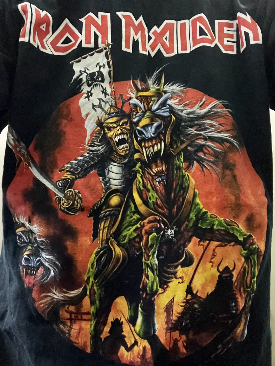 k_e_i_metal's tweet image. おはようございます
伝わる人には伝わると思うのですが3.11にはメイデンのこのＴシャツを着ると決めています

#IronMaiden
#FinalFrontier