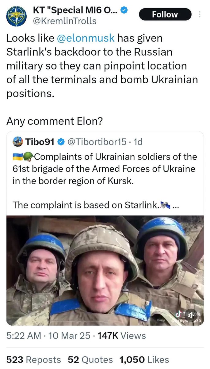 <a href="/SenMarkKelly/">Senator Mark Kelly</a> He is actual traitor. Selling secrets against American allies to enemy of America is by any definition is treason. And killing American volunteers in process. 

When only country to ever call article 5 was America, Ukraine not even part of NATO came to your aid. Because it was