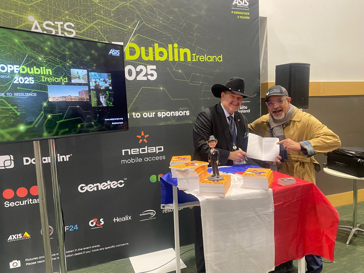 WSO_Security's tweet image. WSO at ASIS International in Dublin, Ireland