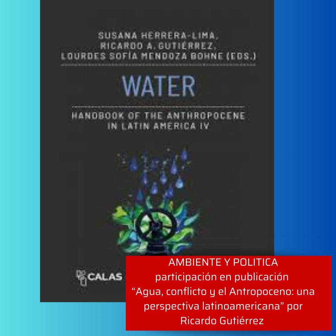 Área de Ambiente y Política - UNSAM (@aap_unsam) on Twitter photo Ricardo Gutiérrez, (EPyG) , junto a Susana Herrera-Lima y Lourdes Sofía Mendoza Bohne, editaron el último volumen de la guía "El Antropoceno como crisis múltiple". publicado por Bielefeld University Press como parte de las actividades de CALAS
<a href="/unsamoficial/">Universidad Nacional de San Martín</a> <a href="/UNSAM_EPyG/">Escuela de Política y Gobierno UNSAM</a> Ricardo Gutiérrez, (EPyG) , junto a Susana Herrera-Lima y Lourdes Sofía Mendoza Bohne, editaron el último volumen de la guía "El Antropoceno como crisis múltiple". publicado por Bielefeld University Press como parte de las actividades de CALAS
<a href="/unsamoficial/">Universidad Nacional de San Martín</a> <a href="/UNSAM_EPyG/">Escuela de Política y Gobierno UNSAM</a>